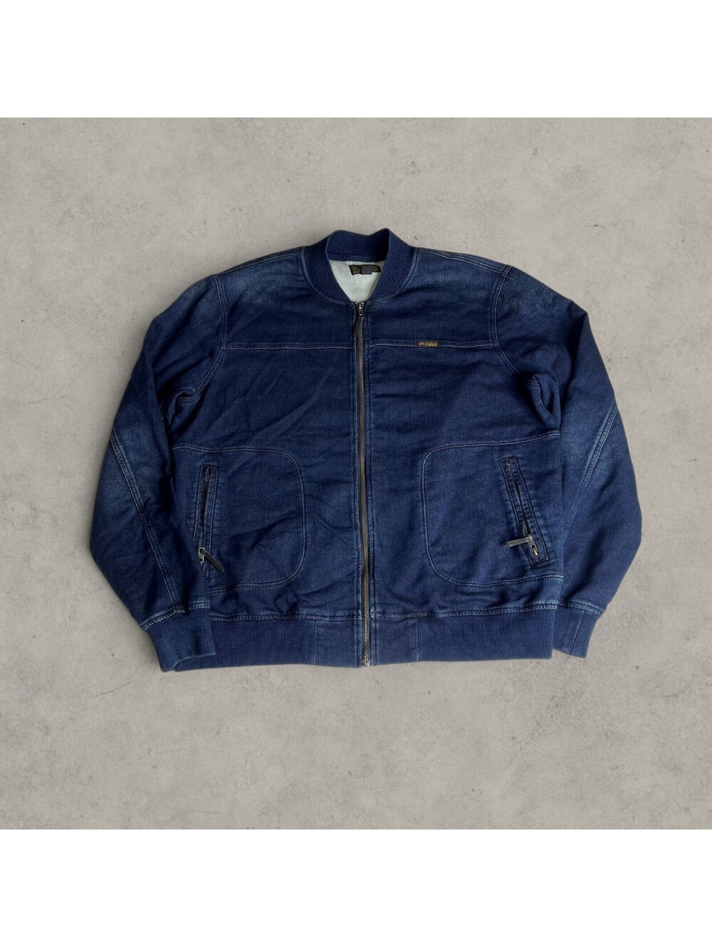 True Religion Men's Indigo Runner Jacket Size XL
